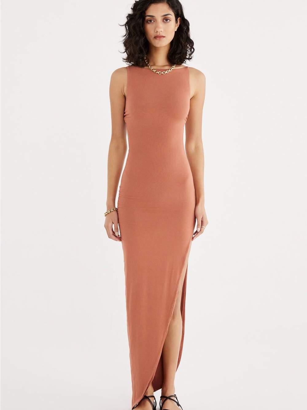 Rumer Paige Maxi Dress in Amber
